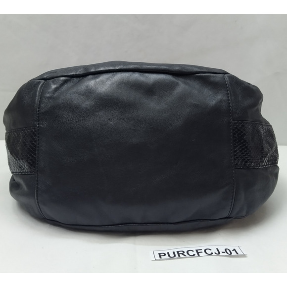 Kate Spade New York Black Soft Leather Zipper Closure Hobo Shoulder Bag - Picture 8 of 16